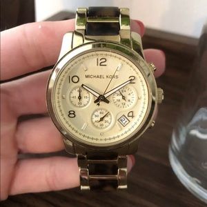 Michael Kors Gold Tortoise Shell Women’s Watch